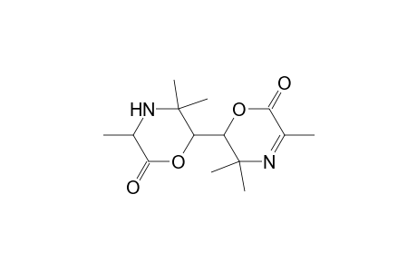 6-(3,5,5-trimethyl-2-oxomorpholin-6-yl)-5,6-dihydro-3,5,5-trimethyl-1,4-oxazin-2-one