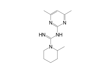 N-(4,6-dimethyl-2-pyrimidinyl)-2-methyl-1-piperidinecarboximidamide