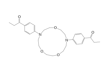 7,13-Bis[4-(1-oxopropyl)phenyl]-1,4,10-trioxa-7,13-diazacyclopentadecane