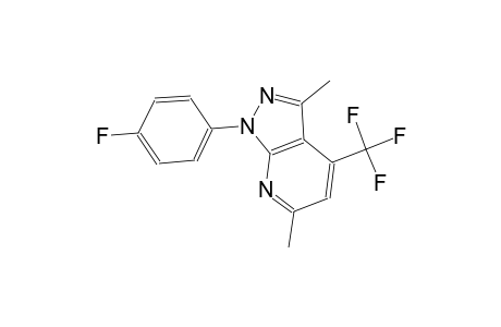 1H-pyrazolo[3,4-b]pyridine, 1-(4-fluorophenyl)-3,6-dimethyl-4-(trifluoromethyl)-