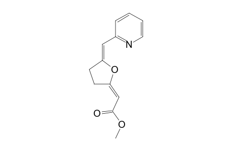 (2E)-2-[(5Z)-5-(2-pyridylmethylene)tetrahydrofuran-2-ylidene]acetic acid methyl ester