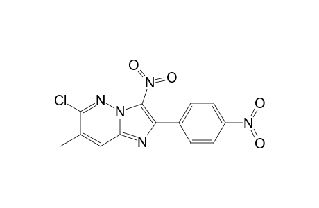6-CHLORO-7-METHYL-3-NITRO-2-(4-NITROPHENYL)-IMIDAZO-[1,2-B]-PYRIDAZINE