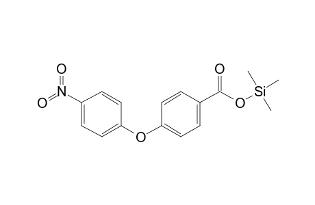 4-(4-Nitrophenoxy)benzoic acid, tms derivative