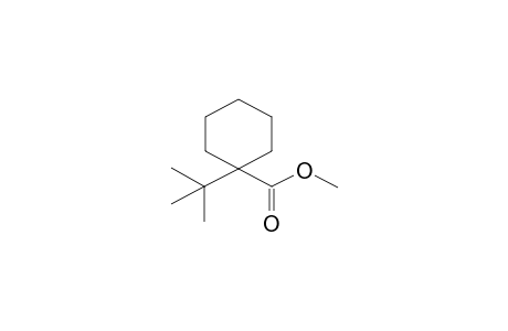 Cyclohexanecarboxylic acid, 1-(1,1-dimethylethyl)-, methyl ester