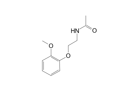 Acetamide, N-[2-(2-methoxyphenoxy)ethyl]-