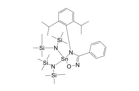 3-(2,6-diisopropylphenyl)-4-phenyl-N2,N2,N2',N2'-tetrakis(trimethylsilyl)-1,3,5,2-oxadiazastannole-2,2-diamine