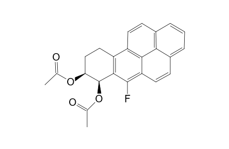 CIS-7,8-DIACETOXY-6-FLUORO-7,8,9,10-TETRAHYDROBENZO-[A]-PYRENE