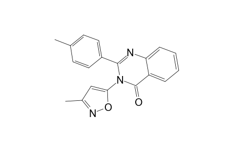 3-(3-Methyl-5-isoxazolyl)-2-(4-methylphenyl)-4(3H)-quinazolinone
