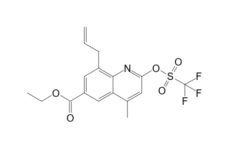 Ethyl 8-Allyl-4-methyl-2-{[(trifluoromethyl)sulfonyl]oxy}-6-quinolinecarboxylate