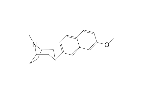 3-(7-Methoxynaphthalen-2-yl)-8-methyl-8-azabicyclo[3.2.1]octane