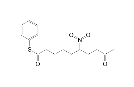 6-Nitro-9-oxodecanethioic acid S-phenyl ester