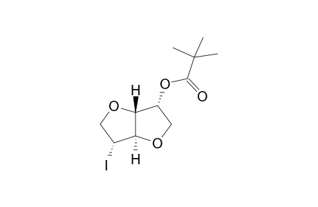 (1R,4R,5R,8R)-(+)-2,6-dioxa-4-iodo-8-O-pivaloylbicyclo[3.3.0]octane