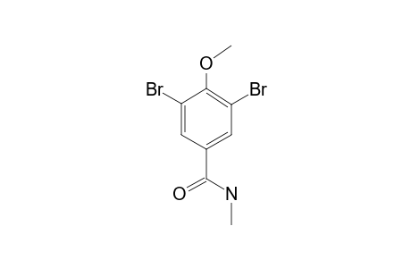 3,5-Dibromo-4-methoxybenzamide, N-methyl-