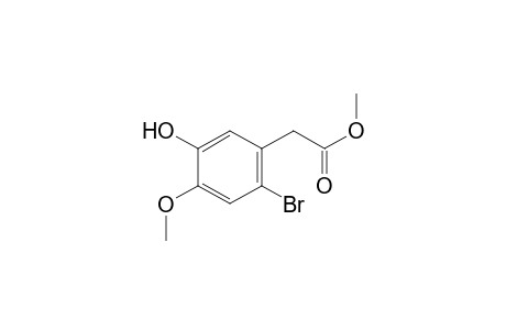 Methyl 2-(2-bromo-5-hydroxy-4-methoxyphenyl)acetate