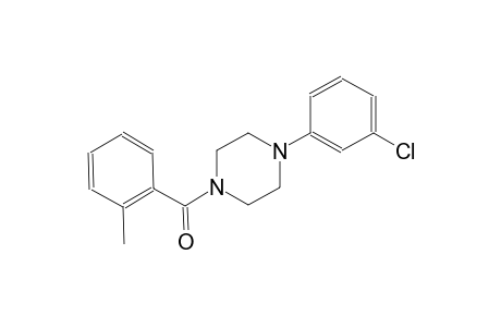 1-(3-Chlorophenyl)-4-(2-methylbenzoyl)piperazine