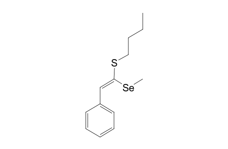 1-(BUTYLTHIO)-1-(METHYLSELENO)-2-PHENYL-ETHENE