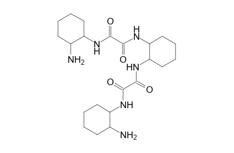 N-(2-Amino-cyclohexyl)-N'-{2-[(2-amino-cyclohexylaminooxalyl)-amino]-cyclohexyl}-oxalamide
