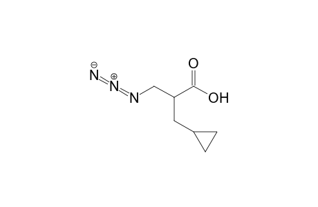 .beta.-Azido-.alpha.-(cyclopropylmethyl)propanoic acid