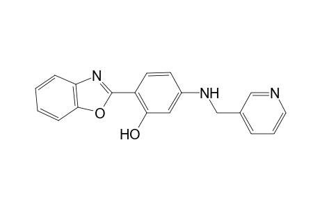 2-Benzooxazol-2-yl-5-[(pyridin-3-ylmethyl)-amino]-phenol