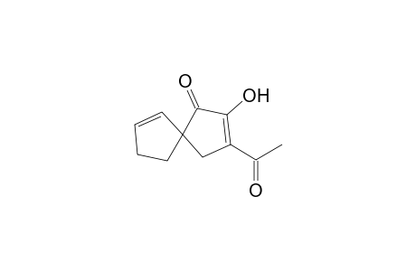 2-Acetyl-3-hydroxyspiro[4.4]nona-2,6-dien-4-one