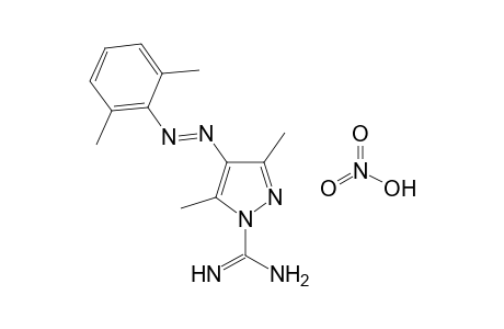 3,5-DIMETHYL-4-(2,6-XYLYLAZO)PYRAZOLE-1-CARBOXAMIDINE, MONONITRATE