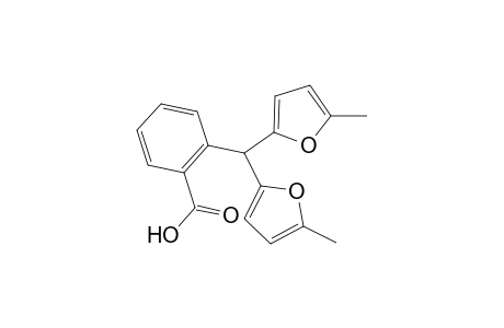 2-[bis(5-methyl-2-furyl)methyl]benzoic acid