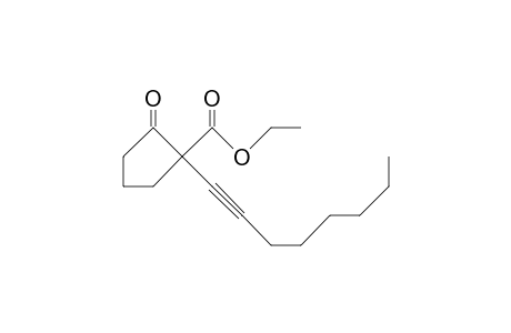 1-(Oct-1-ynyl)-2-oxo-cyclopentanecarboxylic acid, ethyl ester