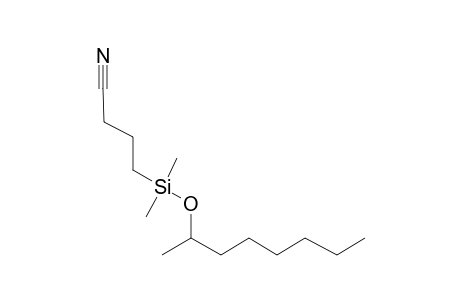 2-Octanol, (3-cyanopropyl)dimethylsilyl ether