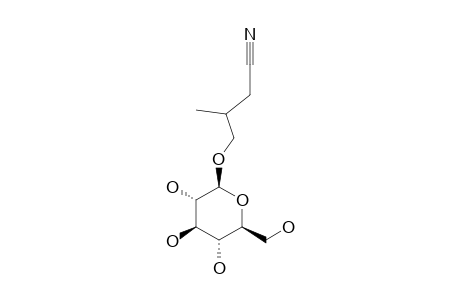 DIHYDROOSMARONIN;4-BETA-D-GLUCOPYRANOSYLOXY-3S-METHYL-BUTYRONITRILE