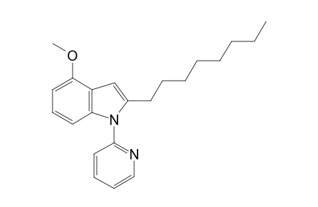 4-Methoxy-2-n-octyl-1-(pyridin-2-yl)-1H-indole