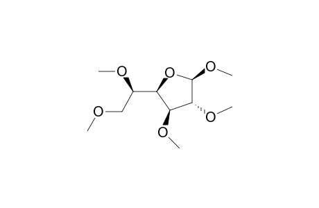 Methyl 2,3,5,6-tetra-O-methyl -.beta.-D-glucofuranoside