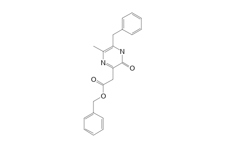 3-BENZOYLOXYCARBONYLMETHYL-5-METHYL-6-BENZYL-2-(1-H)-PYRAZINONE