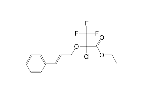 2-Chloro-2-[(E)-cinnamyl]oxy-3,3,3-trifluoro-propionic acid ethyl ester