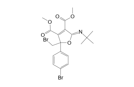 (5Z)-DIMETHYL-5-(TERT.-BUTYLIMINO)-2-(BROMOMETHYL)-2-(4-BROMOPHENYL)-2,5-DIHYDROFURAN-3,4-DICARBOXYLATE