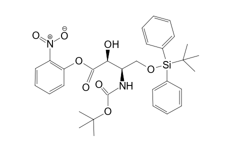 (2S,3R)-3-N-tert-Butoxycarbonylamino-4-tert-butyldiphenylsilyloxy-1-(o-nitrobenzoyloxy)butan-2-ol