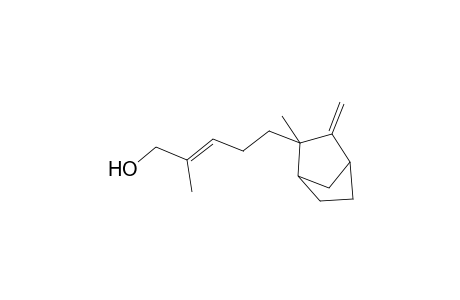 2-Penten-1-ol, 2-methyl-5-(2-methyl-3-methylenebicyclo[2.2.1]hept-2-yl)-, [1S-[1.alpha.,2.beta.(E),4.alpha.]]-