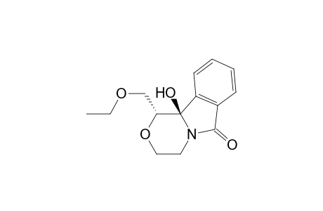 6H-[1,4]Oxazino[3,4-a]isoindol-6-one, 1-(ethoxymethyl)-1,3,4,10b-tetrahydro-10b-hydroxy-, trans-