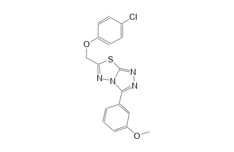 6-[(4-chlorophenoxy)methyl]-3-(3-methoxyphenyl)[1,2,4]triazolo[3,4-b][1,3,4]thiadiazole