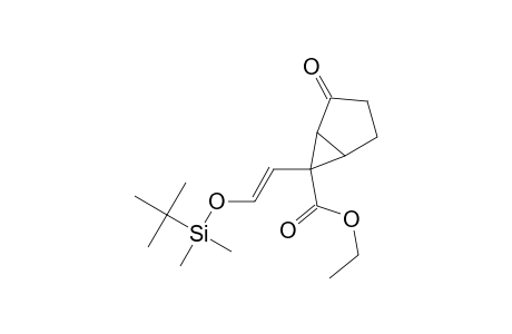 6-carbethoxy-6-[((2-tert-butyldimethylsilyl)oxy)vinyl]bicyclo[3.1.0]hexan-2-one-endo