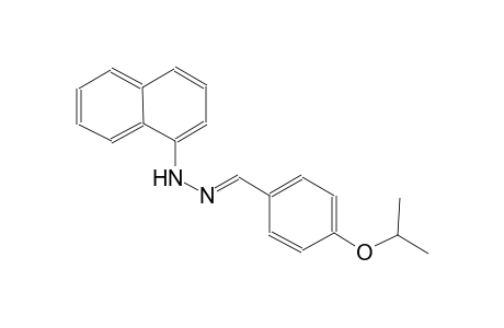 benzaldehyde, 4-(1-methylethoxy)-, 1-naphthalenylhydrazone
