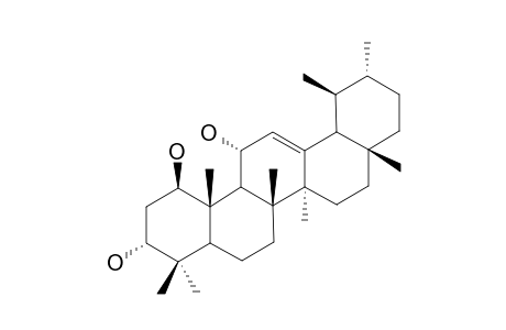 1-beta,3-alpha,11-alpha-Trihydroxy-urs-12-ene