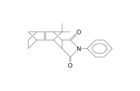 syn-1,2,3,4,5,6,7,8-Octahydro-10,10-dimethyl-N-phenyl-(1,4-5,8)-dimethano-naphthalene-exo-2,3-dicarboximide
