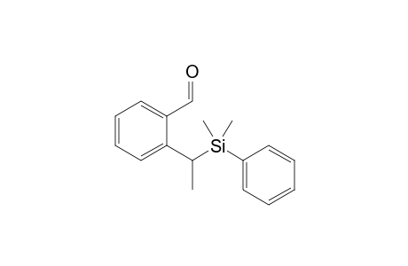 2-[1-Dimethyl(phenyl)silylethyl]benzaldehyde