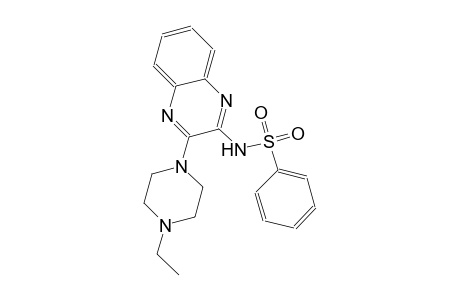 benzenesulfonamide, N-[3-(4-ethyl-1-piperazinyl)-2-quinoxalinyl]-