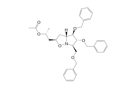 (2R,2'R,3AR,4R,5R,6R)-2-(2-ACETYLOXYPROPYL)-4,5-DIBENZYLOXY-6-(BENZYLOXYMETHYL)-HEXAHYDROPYRROLO-[1,2-B]-ISOXAZOLE
