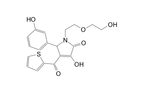 3-hydroxy-1-[2-(2-hydroxyethoxy)ethyl]-5-(3-hydroxyphenyl)-4-(2-thienylcarbonyl)-1,5-dihydro-2H-pyrrol-2-one