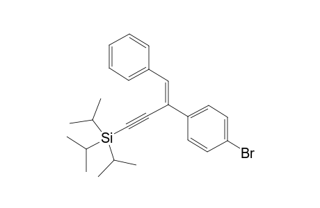(Z)-(3-(4-Bromophenyl)-4-phenylbut-3-en-1-yn-1-yl)triisopropylsilane