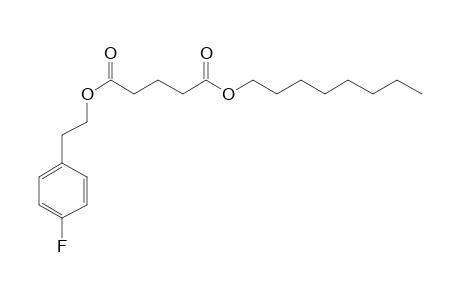 Glutaric acid, 2-(4-fluorophenyl)ethyl octyl ester