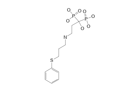 1-HYDROXY-3-[(3-PHENYSULFANYLPROPYL)-AMINO]-PROPYLIDENE-1,1-BISPHOSPHONIC-ACID