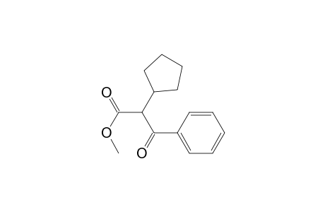 2-cyclopentyl-3-keto-3-phenyl-propionic acid methyl ester